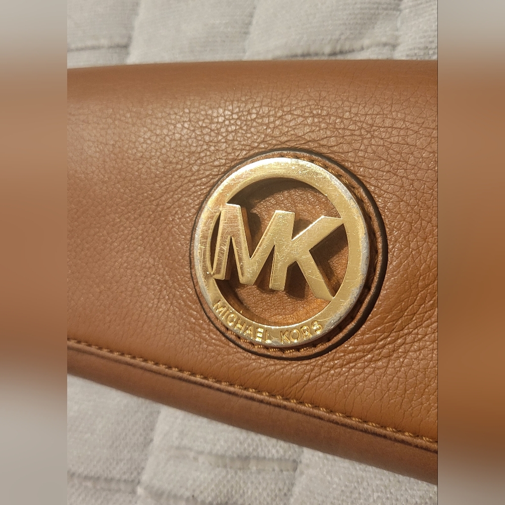 Michael Kors Tan Leather Wallet